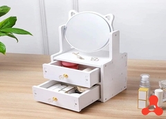 KỆ ĐỰNG MỸ PHẪM CÓ GƯƠNG TRANG ĐIỂM