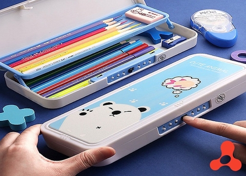 HỘP BÚT HỌC SINH ĐA NĂNG KHÓA MẬT KHẨU