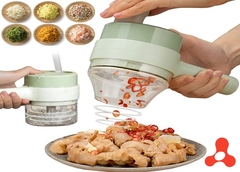 MÁY CẮT THÁI CỦ QUẢ CẦM TAY MINI 4 IN1
