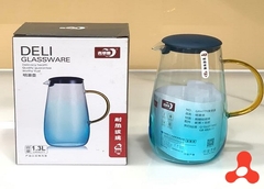 BÌNH NƯỚC THỦY TINH DELI GLASSWARE 1300ML